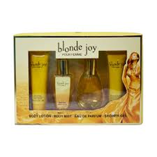 SET DE PERFUMES X4 BLONDE JOY POUR FEMME