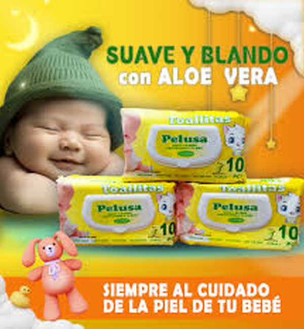 TOALLITAS PELUSA PLUS 100 PCS. PROTEGIENDO A TU BEBE