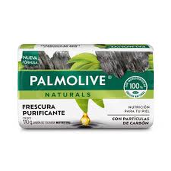 JABONCILLO PALMOLIVE 120 G. SENSACION PURIFICANTE CON PARTICULAS DE CARBON