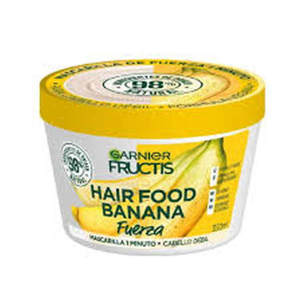 MASCARILLA FRUCTIS HAIR FOOD BANANA 350 ML FUERZA