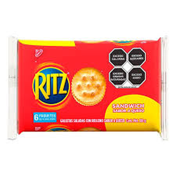 GALLETAS RITZ SANDWICH 180 G. SABOR A QUESO