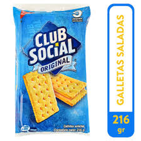 GALLETAS CLUB SOCIAL 216 G. ORIGINAL
