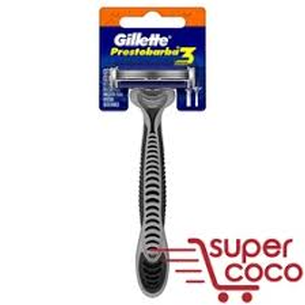 MAQUINA DE AFEITAR GILLETTE PRESTOBARBA 3