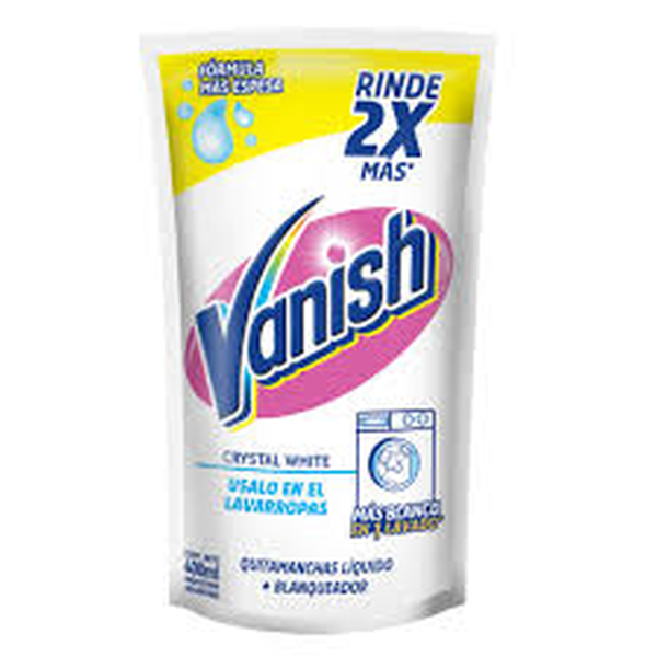 DETERGENTE EN POLVO VANISH 450G BLANCO TOTAL