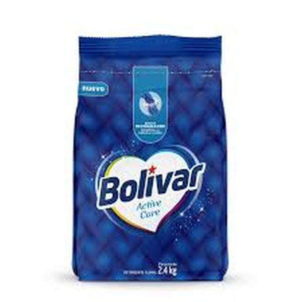 DETERGENTE EN POLVO BOLIVAR 2KG ACTIVE CARE CON PARTICULAS COLOR PROTECT