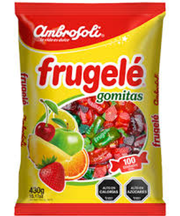 GOMITAS FRUGELE AMBROSOFI 430 G. SABORES FRUTALES
