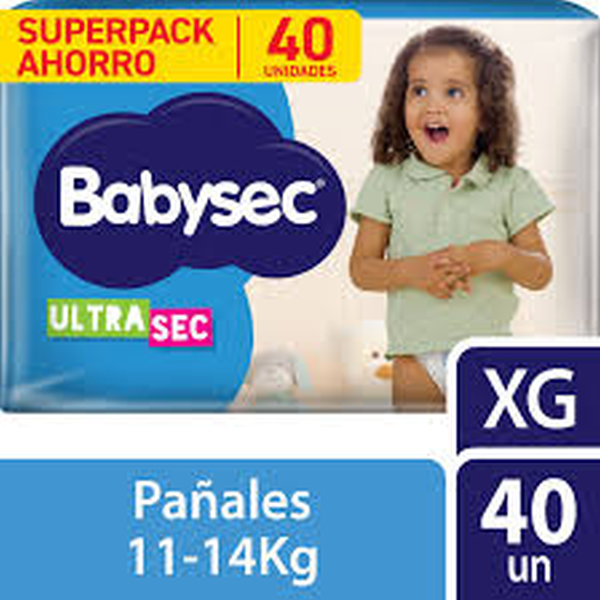 PA?ALES SOFTYS 40 UNIDAD BABYSEC PROCTECION Y ABSORCION TALLA XG