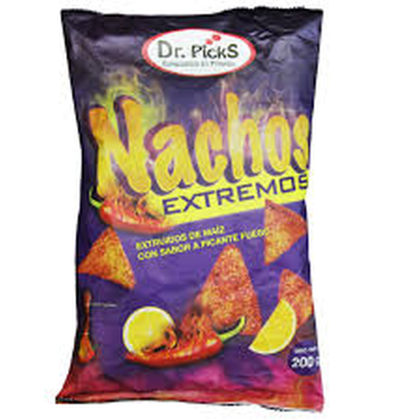NACHOS EXTREMOS DR. PICKS 200 GRAMOS.