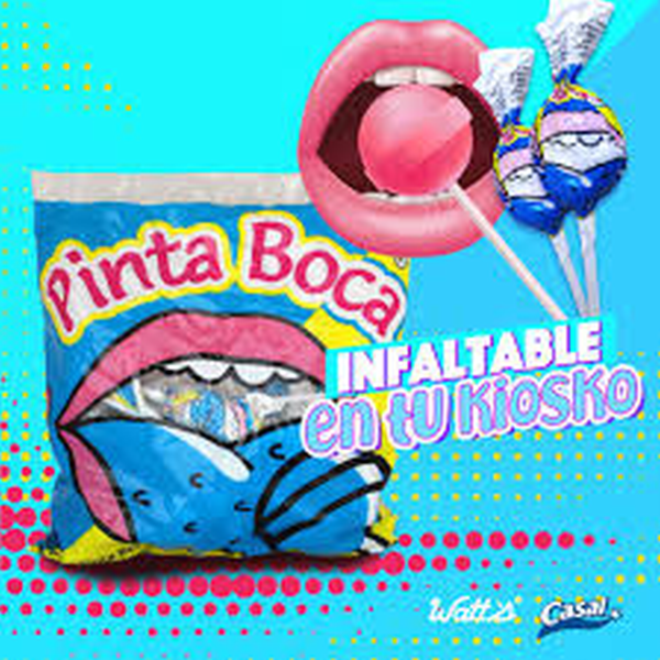 CHUPETE PINTA BOCA CASAL 50 UNIDADES.