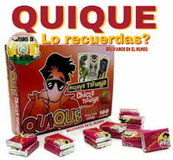 CHICLES CASAL 120 UNIDADES. QUIQUE TATUAJE TUTTI
