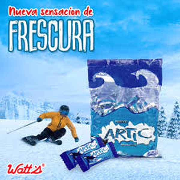 CARAMELOS ARTIC WATT'S 900 G. MENTA FRIA