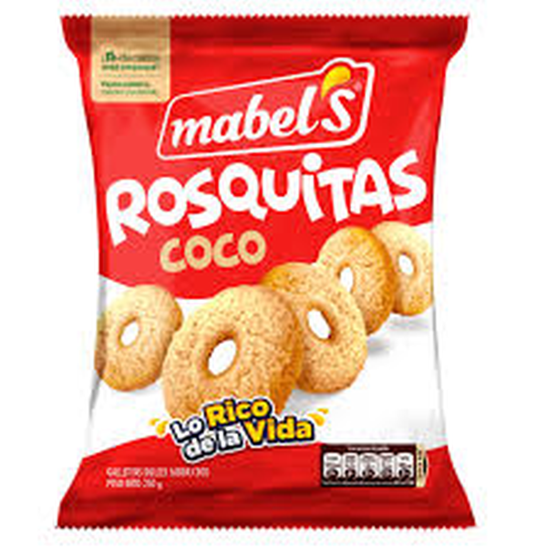 GALLETAS ROSQUITAS MABEL'S 250 G. COCO
