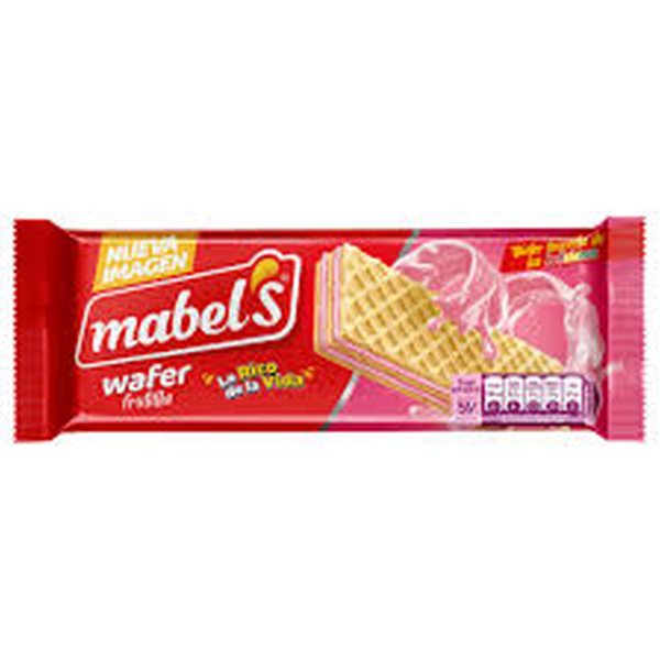 GALLETAS WAFER MABEL'S 107 G. FRUTILLA