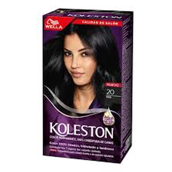 TINTE WELLA KOLESTON 20 NEGRO 2 PIEZAS