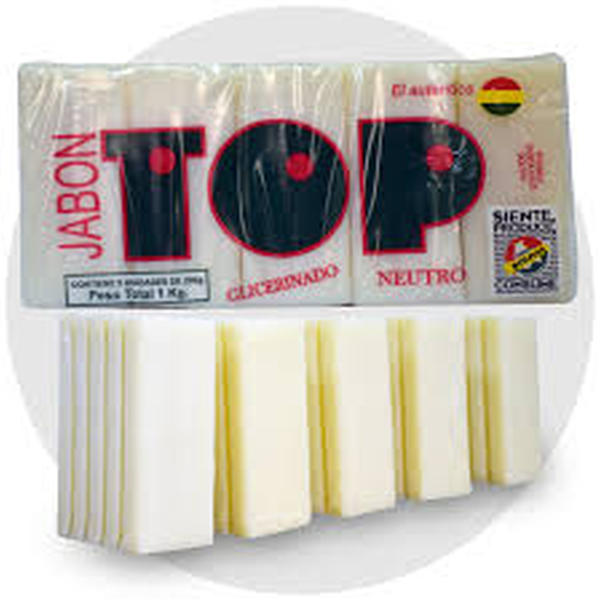 JABON PARA LAVAR TOP 5 X 200G GLICERINADO