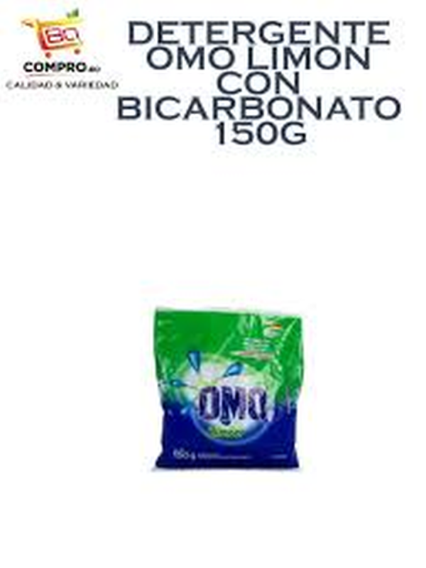 DETERGENTE UNILEVER 150G OMO LIMON CON BICARBONATO