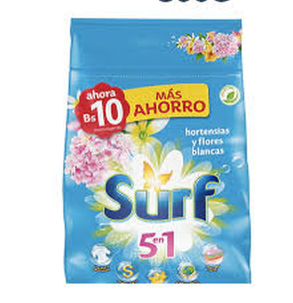 DETERGENTE UNILEVER 150G SURF HORTENCIAS Y FLORES BLANCAS