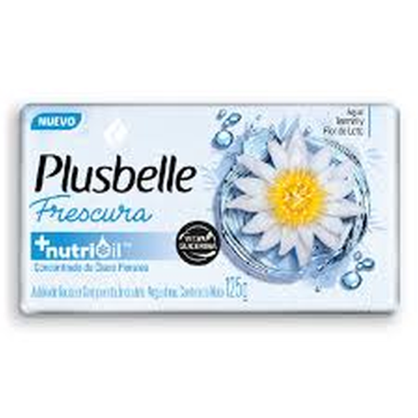 JABONCILLO PLUSBELLE 120 G. FRESCURA AGUA TERMAL Y FLOR DE LOTO