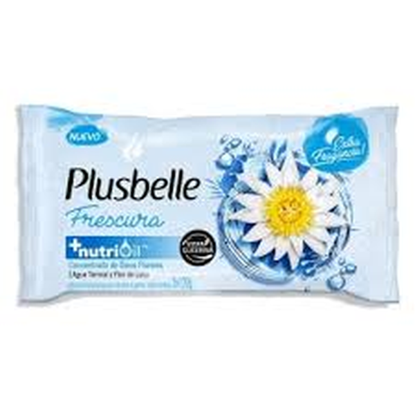 JABONCILLO PLUSBELLE 3X120 G. FRESCURA AGUA TERMAL Y FLOR DE LOTO