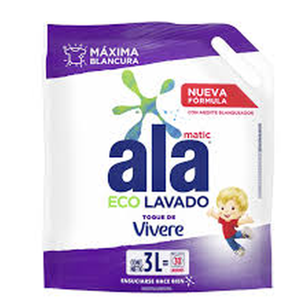 DETERGENTE ALA 3L ECO LAVADO TOQUE DE VIVERE