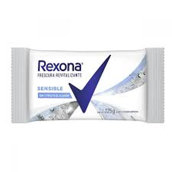 JABONCILLO REXONA 125 G. FRESCURA REVITALIZANTE SENSIBLE