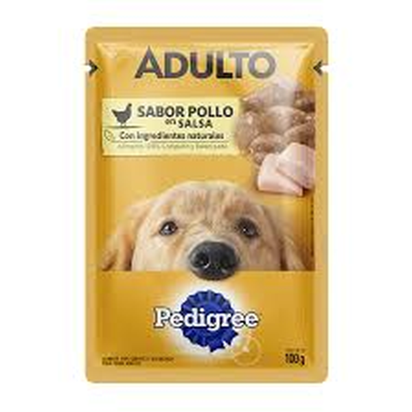DEDIGREE ADULTO SABOR POLLO EN SALSA 100 G.