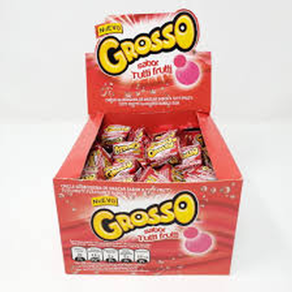 CHICLES GROSSO 700 G. SABOR TUTTI FRUTTI
