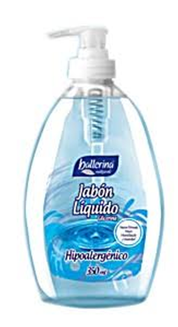 JABON LIQUIDO BALLERINA 350ML HIPOALERGENICO