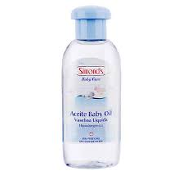ACEITE BABY OIL VASELINA LIQUIDA SIMOND'S 125ML