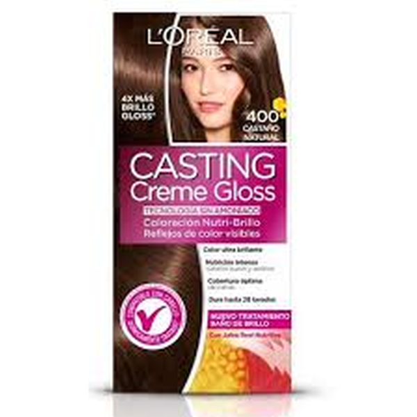 TINTE L'OREAL PARIS 400 CASTA?O NATURAL